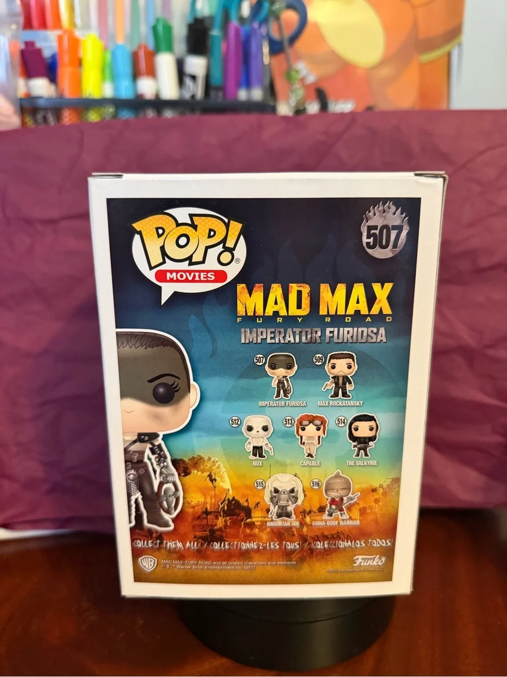 Funko Pop! Mad Max Imperator Furiosa Vinyl Figure - White/Black/Brown